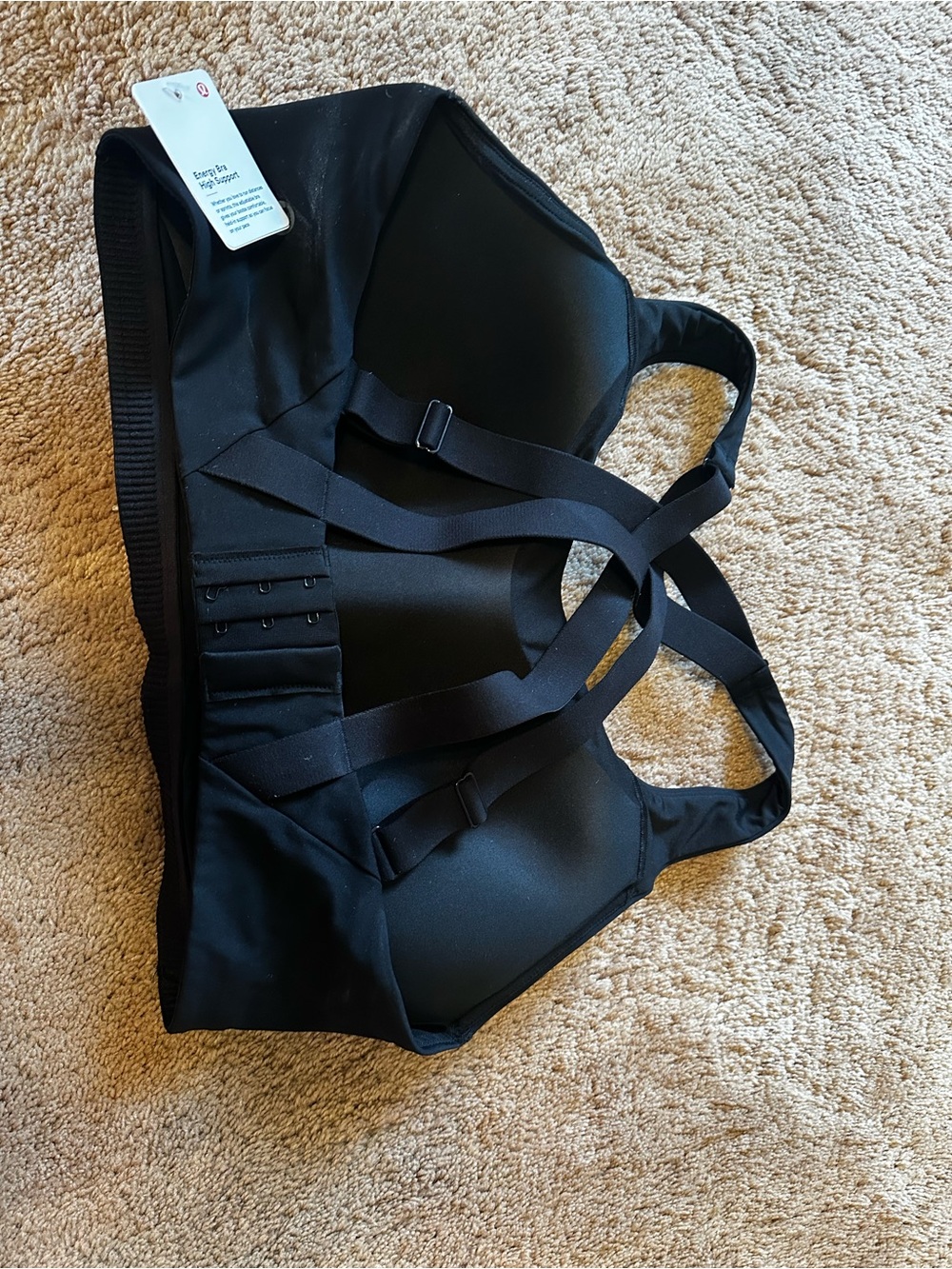 lululemon athletica Black Cross-Back Sports Bra - Picture 4 of 4